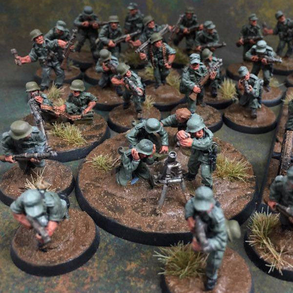 Alpine miniatures German infantry, painted to fit France 1940. : r Alpine miniatures German infantry, painted to fit France 1940. : r