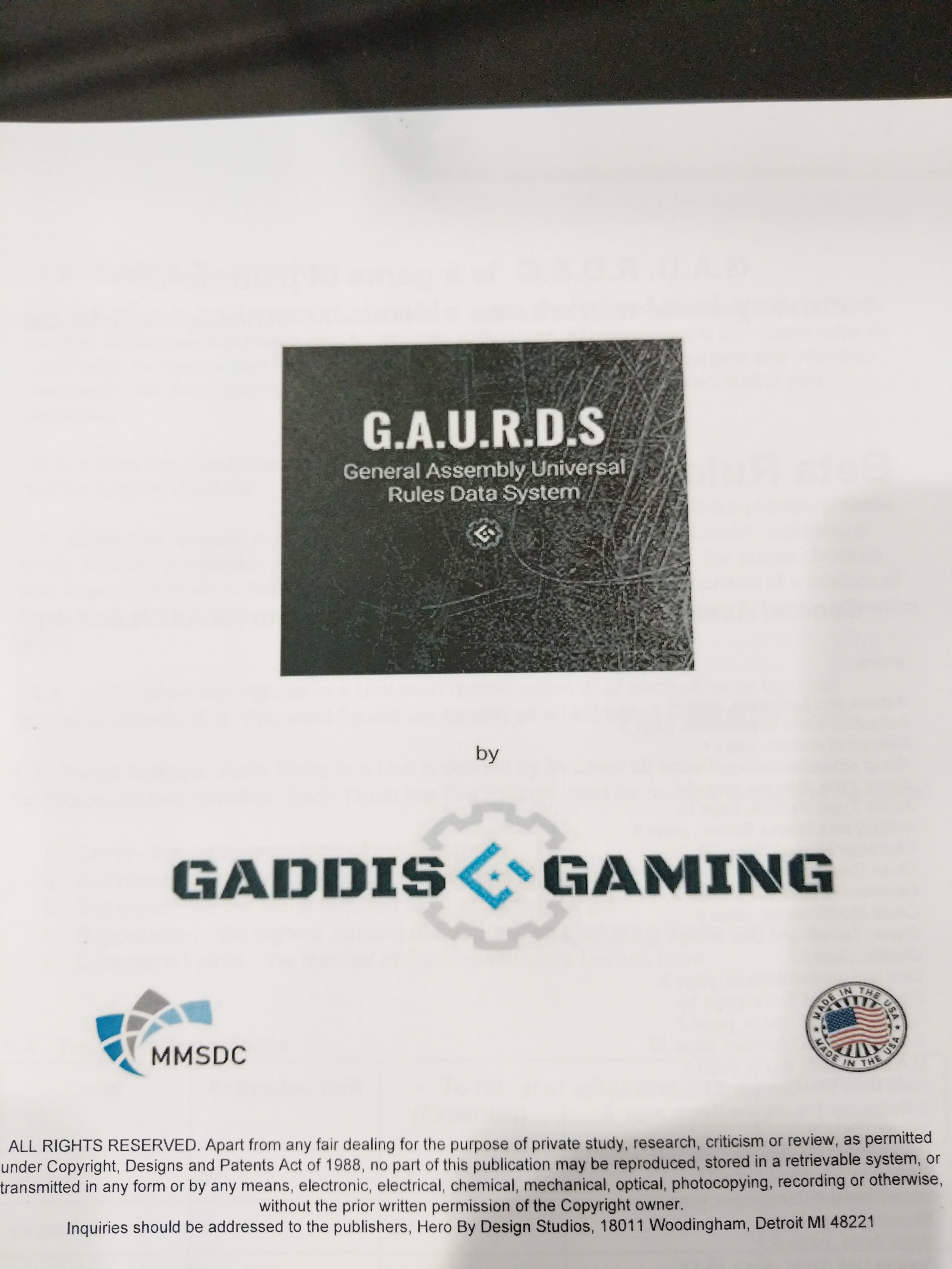 G.A.U.R.D.S. up close and personal.