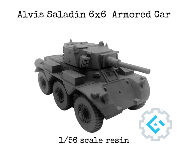 Alvis Saladin 6x6  Armored Car