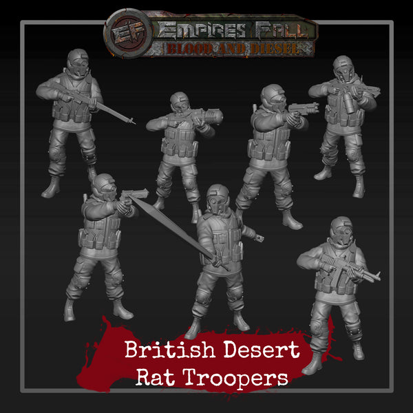 British Desert Rat Troopers