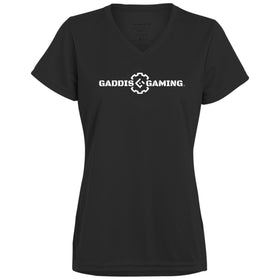 Gaddis Gaming  Ladies’ Moisture-Wicking V-Neck Tee
