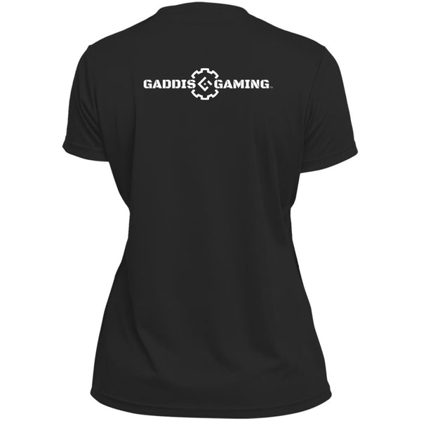 Gaddis Gaming  Ladies’ Moisture-Wicking V-Neck Tee