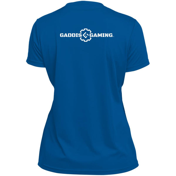 Gaddis Gaming  Ladies’ Moisture-Wicking V-Neck Tee