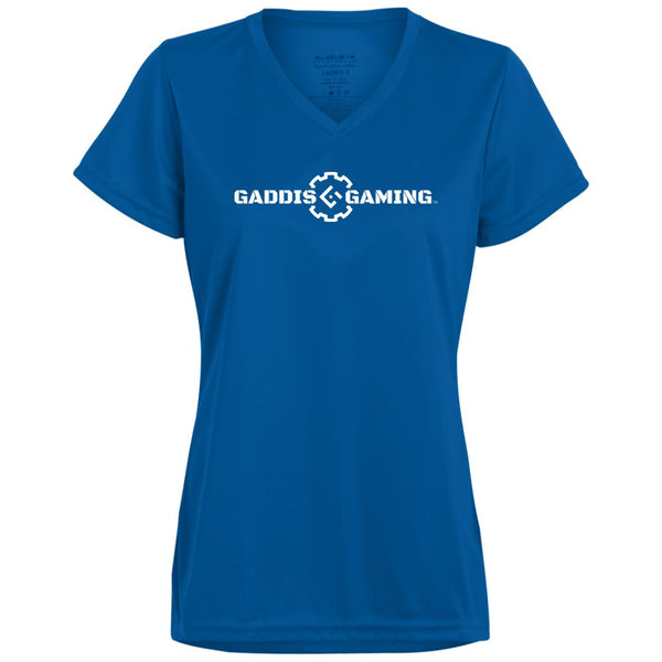 Gaddis Gaming  Ladies’ Moisture-Wicking V-Neck Tee