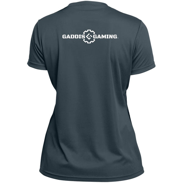 Gaddis Gaming  Ladies’ Moisture-Wicking V-Neck Tee