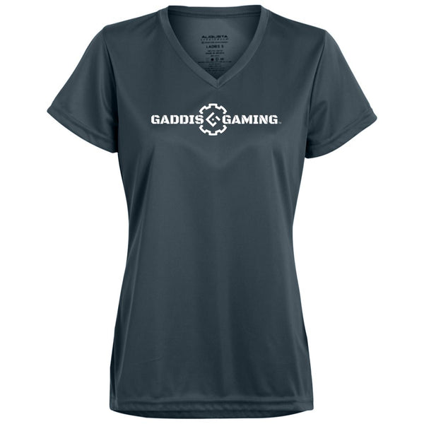 Gaddis Gaming  Ladies’ Moisture-Wicking V-Neck Tee