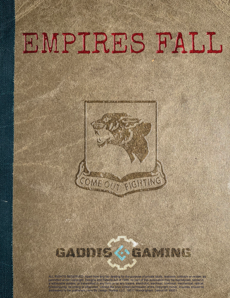 EMPIRES FALL WWII RULES
