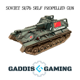 Soviet SU-76 Self Propelled Gun Resin