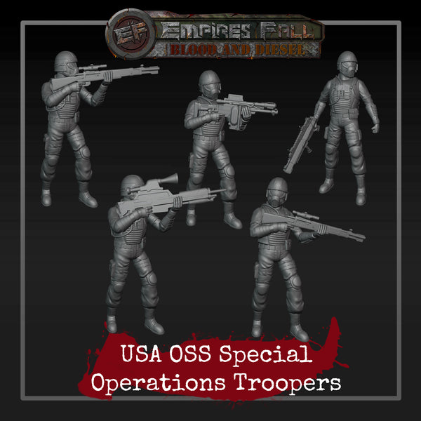 USA OSS Special Operations Troopers