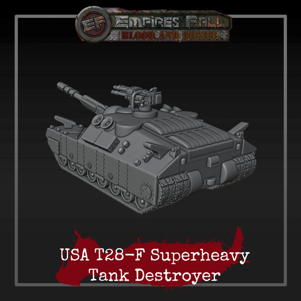 USA T28-F Superheavy Tank Destroyer