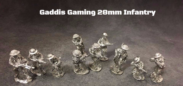 28mm WWII Miniatures - British - Gaddis Gaming