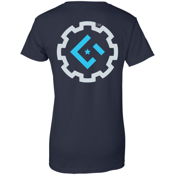 Gaddis Gaming Roundel Gildan Ladies' 100% Cotton T-Shirt - Gaddis Gaming