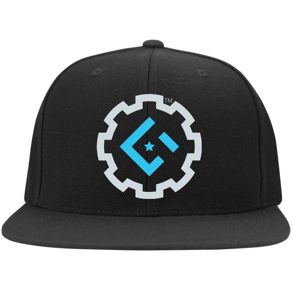 Gaddis Gaming Roundel Yupoong Flat Bill Twill Flexfit Cap - Gaddis Gaming