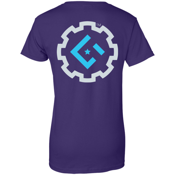 Gaddis Gaming Roundel Gildan Ladies' 100% Cotton T-Shirt - Gaddis Gaming