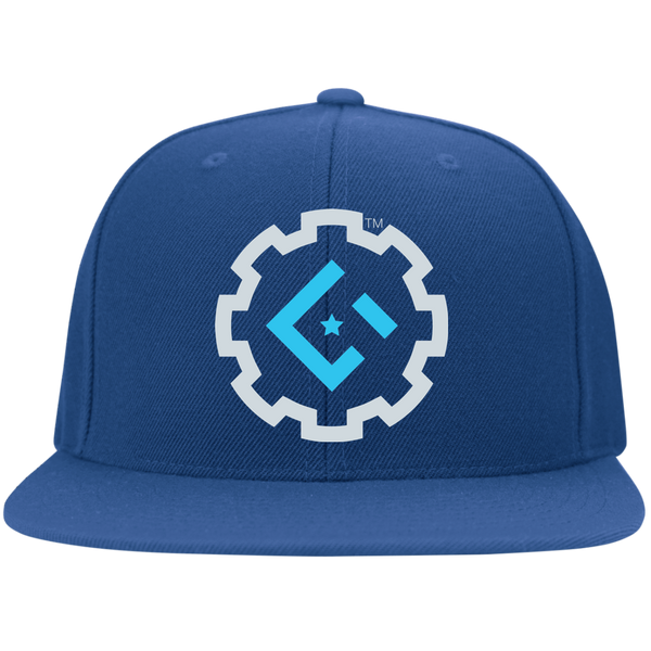 Gaddis Gaming Roundel Yupoong Flat Bill Twill Flexfit Cap - Gaddis Gaming