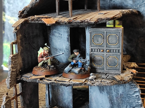 28mm WWII Miniatures - Partisans - Gaddis Gaming