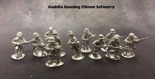 28mm WWII Miniatures - Americans - Gaddis Gaming
