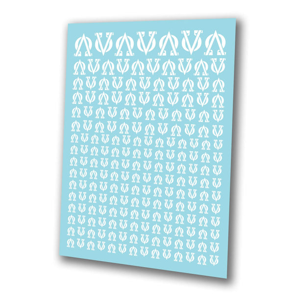 Alpha Omega decal sets